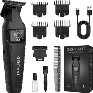 Professional Hair Trimmer for Men, Cordless Zero Gapped T-Blade Beard Trimmer